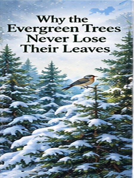 why the evergreen trees never lose their leaves cover