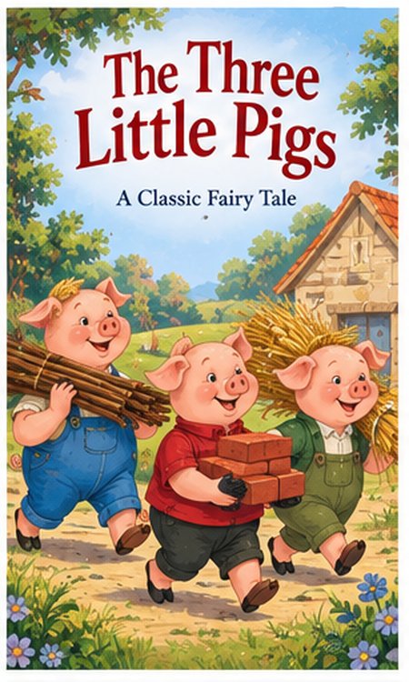 the three little pigs cover