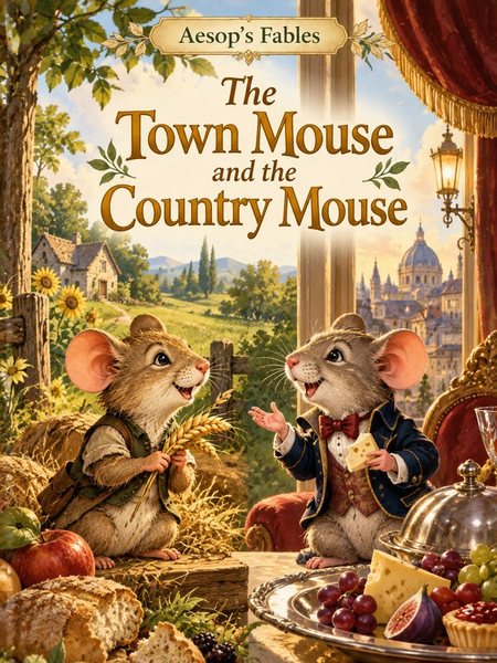 the town mouse and the country mouse cover