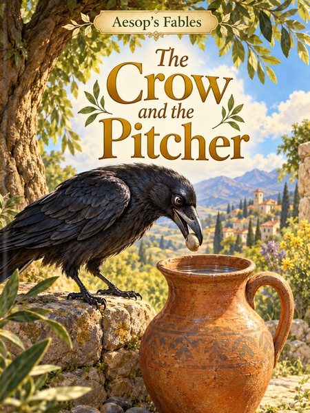 the crow and the pitcher cover