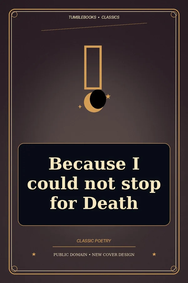 because i could not stop for death cover