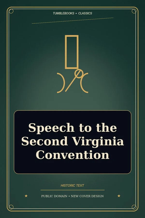 speech to the second virginia convention cover