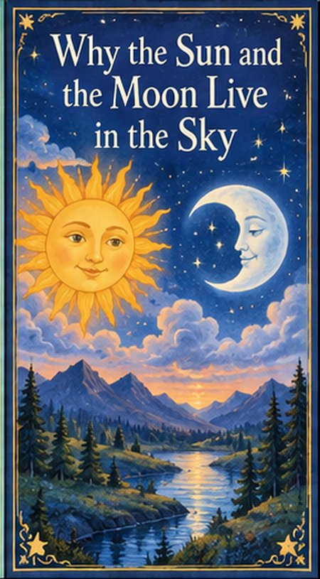 why the sun and the moon live in the sky cover