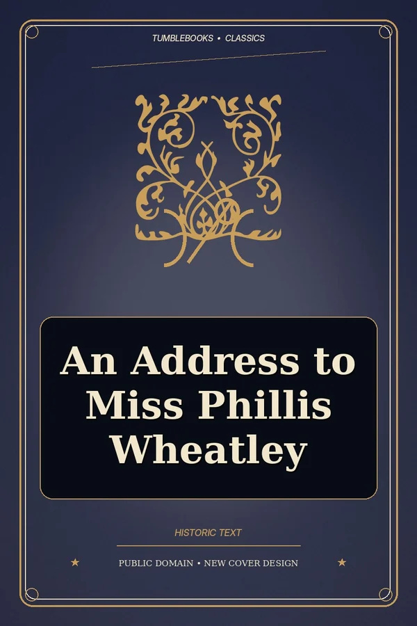 an address to miss phillis wheatley cover