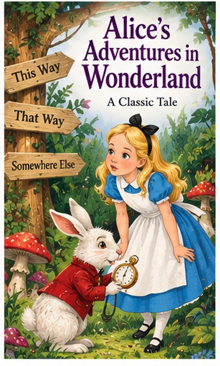 alice's adventures in wonderland cover
